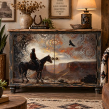 Western Ruiter Decoupage