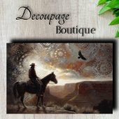Western Ruiter Decoupage Tissuepapier