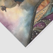 Western Ruiter Decoupage Tissuepapier (Detail)