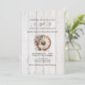 Western Rustic Barn Wedding Invitation  (Debout devant)