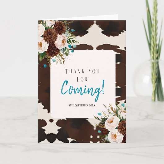 Western Rustic Boho Merci (Devant)