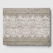 Western Rustisch Theme Wedding Guest Book Gastenboek (Achterkant)