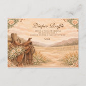 Western Saddle Wildflower Diapper Raffle  Informatiekaartje (Voorkant)