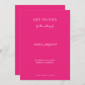Western Save the Date Cards - Unique et élégant (Devant / Derrière)