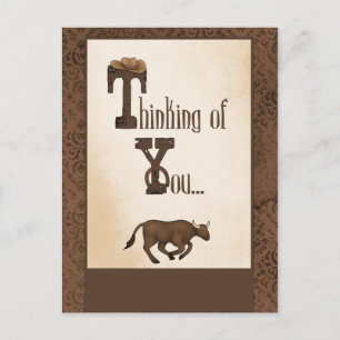 Western Sentimental Briefkaart