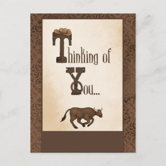 Western Sentimental Briefkaart