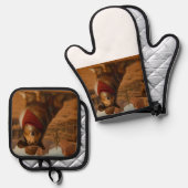 Western Sheltie Ovenwant & Pannenlap Set (Voorkant / Achterkant)