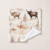 Western Southwest Animal Highland Cow (Gant de toilette)