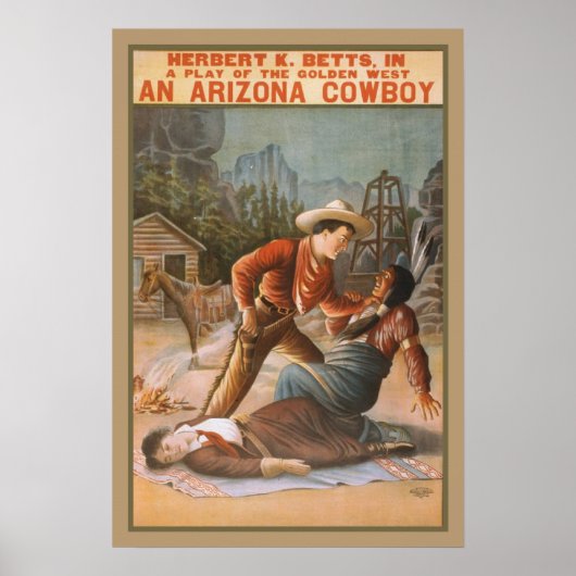 Western spel Poster (Voorkant)