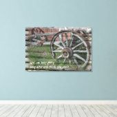 Western stijlvol wieldoek met wielwieldoek canvas afdruk (Insitu (Houten vloer))