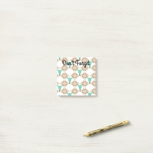 Western Style Sticky Notes  (Op bureau)