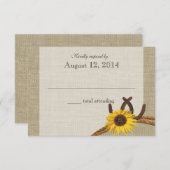 Western Sunflower and Horseshoe Réponse (Devant / Derrière)