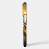 Western Sunset Cowgirl iPhone protection case (Achterkant / Links)