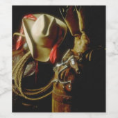 Western Tack Party Hoedown Célébrons les Étiquette (Étiquettes simples)