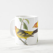 Western Tanager door Audubon Koffiemok (Voorkant links)