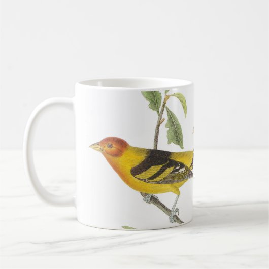 Western Tanager door Audubon Koffiemok (Links)