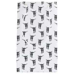 Western Texas Longhorn Bull CUSTOM COLOR Klein Cadeauzakje