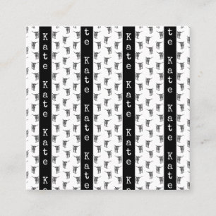 Western Texas Longhorn Bulls DOUANNAAM & KLEUR Contactkaartje