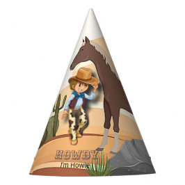 Western thema Howies Cowboy Birthday Feesthoedjes