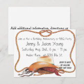 Western thema Multifunctionele verjaardagsuitnodig Kaart (Voorkant / Achterkant)