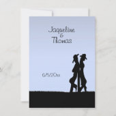 Western thema Uitnodiging (Voorkant)