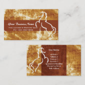 Western thema Visitekaartje (Voorkant / Achterkant)