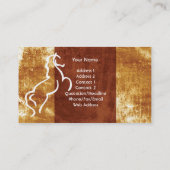 Western thema Visitekaartje (Achterkant)