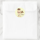 Western Thème Cute Baby Cowboy Stickers amusants (Sac)