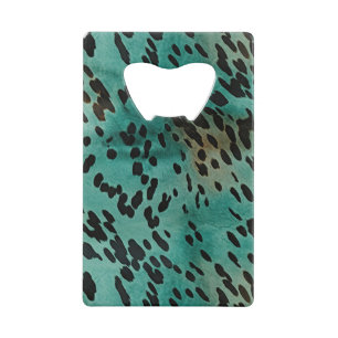 Western turkoois kredietkaart flessenopener