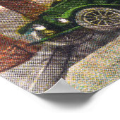 Western Uitzicht uit 5th en Main Street Corner Poster (Hoek)