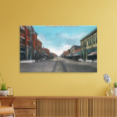 Western Uitzicht uit de vierde straat # 2 Canvas Afdruk (Insitu (Woonkamer))