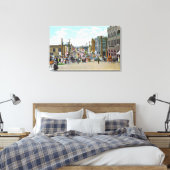 Western Uitzicht uit Holly Street Canvas Afdruk (Insitu (Slaapkamer))