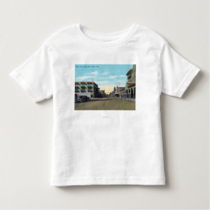 Western Uitzicht uit Main StreetVisalia, CA2 Kinder Shirts