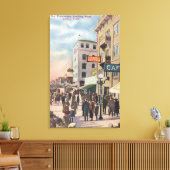 Western Uitzicht van de Promenade Canvas Afdruk (Insitu (Woonkamer))