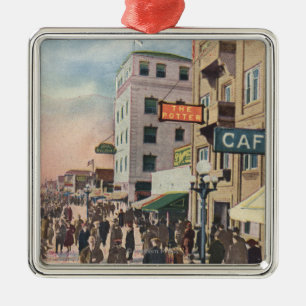 Western Uitzicht van de Promenade Metalen Ornament