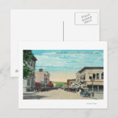 Western Uitzicht van Sherman Avenue Briefkaart (Voorkant / Achterkant)