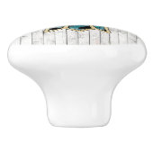 western vogelland keramische knop (Zijkant)