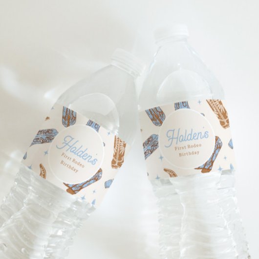 Western Water Bottle Étiquettes