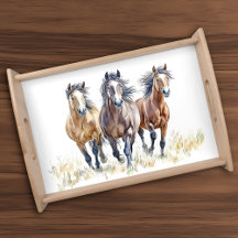 Western Wild & Free Mustang Horses Briefkaart