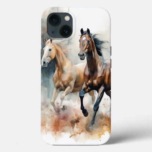 Western Wild Horse iPhone / coque ipad (Verso)
