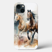 Western Wild Horse iPhone / iPad hoesje (Achterkant)