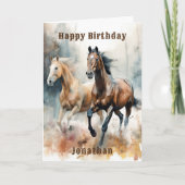 Western Wild Horse Kaart (Voorkant)