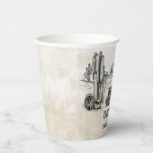  Western Wild West Cowboy Verjaardagsfeest Papieren Bekers (Rechts)