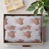 Western zadelpatroon tissuepapier (Geschenk)