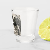 Western zout grasspoor Ride Lunch Stop Shot Glas (Rechts)