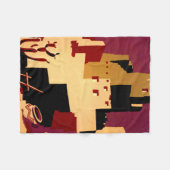 Western - zuidwest - WPA Fleece Deken (Voorkant (Horizontaal))