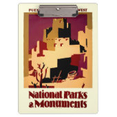 Western - zuidwest - WPA Klembord (Voorkant)