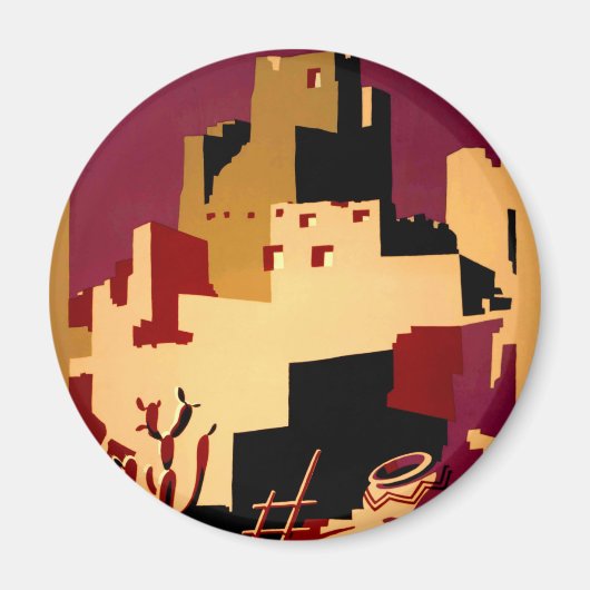 Western - zuidwest - WPA Magneet (Voorkant)