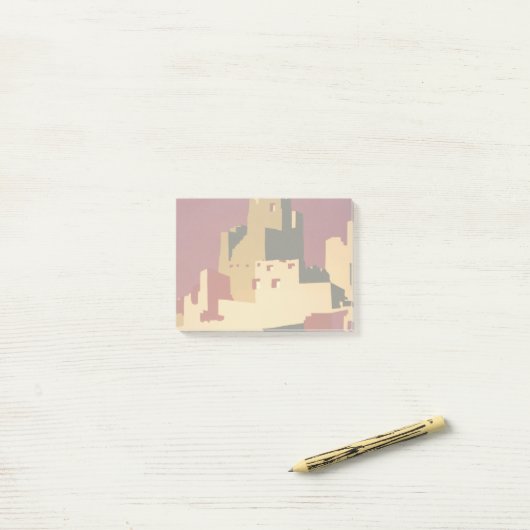 Western - zuidwest - WPA Post-it® Notes (Op bureau)