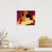 Western - zuidwest - WPA Poster (Keuken)